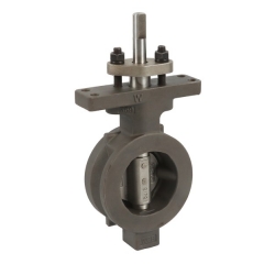 Double eccentric high performance butterfly valve