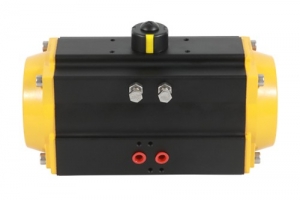At pneumatic actuator
