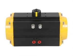 At pneumatic actuator
