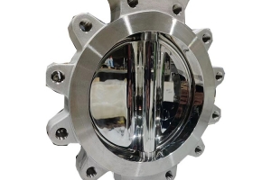Semiconductor specific butterfly valve