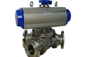 Pneumatic three-way valve (directional valve)